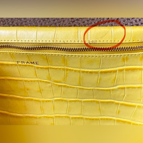 FRAME Les Second Embossed Leather Tote - Picture 11 of 16
